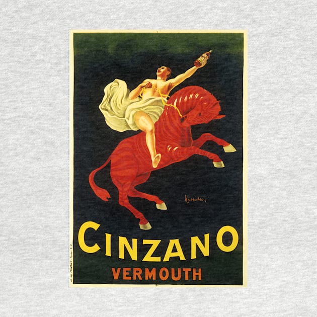 CINZANO VERMOUTH Torino Leonetto Cappiello Vintage Italian Liquor Art Deco Advertisement by vintageposters